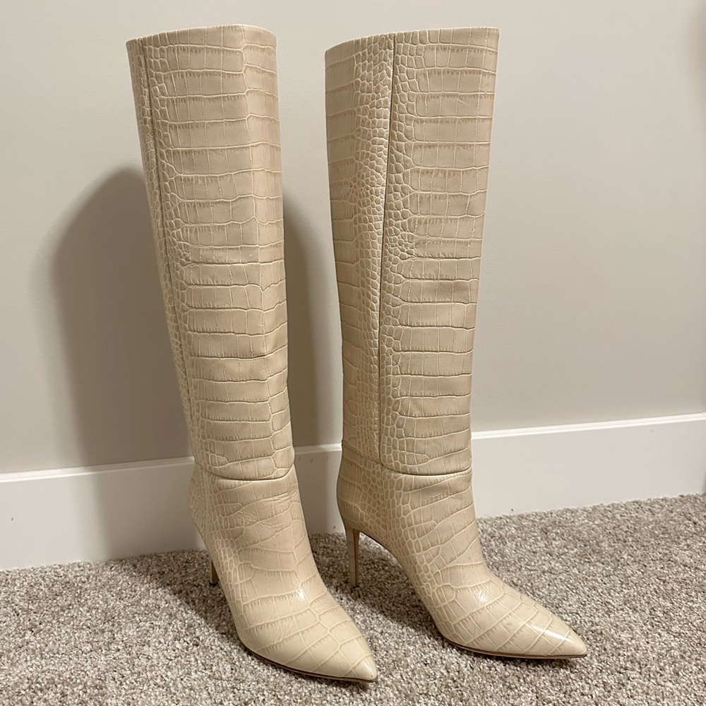Croc embossed Paris Texas Boots